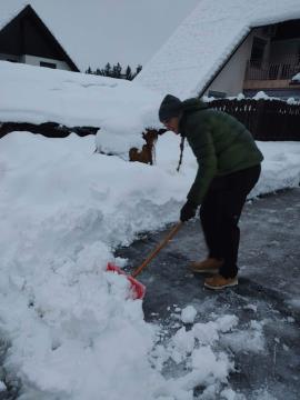 Pomoč pri odstranjevanju snega